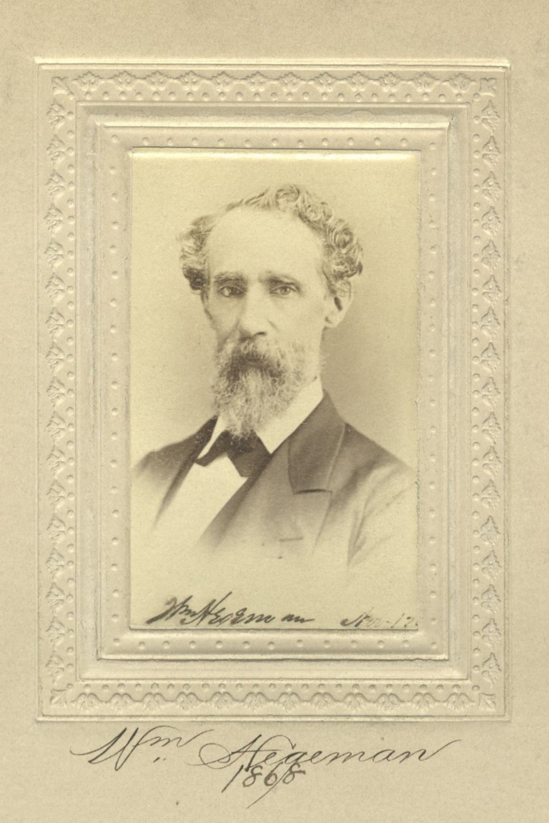 Member portrait of William Hegeman